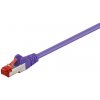 S/FTP (PiMF) Patchkábel LSOH 7.5m cat.6, fialový, Cu