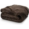 Deka mikroplyš 150x200 cm Hnedá