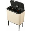 Béžový dotykový oceľový odpadkový kôš na triedený odpad 34 l Bo Touch Bin – Brabantia