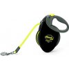 Flexi Giant Neon páska, čierna/neónová žltá M: dĺžka 8 m, do 25 kg