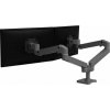 ERGOTRON LX Pro Dual Side-by-Side Arm , stolní dvouramenný držák pro 2 monitry, šedá