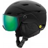 Detská lyžiarska prilba Smith Survey Jr. MIPS - Matte Black Green Mirror 48-56