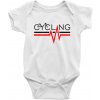 Cycling ekg - Body dojčenské s krátkym rukávom - Krátký r. 18-24 mes ( Biela )