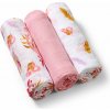 BABYONO Plienky bambusové 3 ks - staroružová