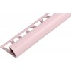 SP15 ukončovacia lišta C ACARA, PVC ružová, 12 mm, 2,5 m