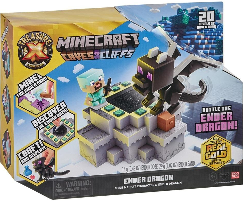 Sada s figurkou Treasure X Minecraft Cave\'s & Cliffs Dragon