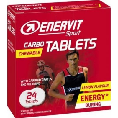ENERVIT - Carbo Tablets 24 tabliet citrón