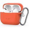Tech-Protect silikónový háčik na Apple AirPods Pro 1 / 2 neónovo oranžový (5906302313358)