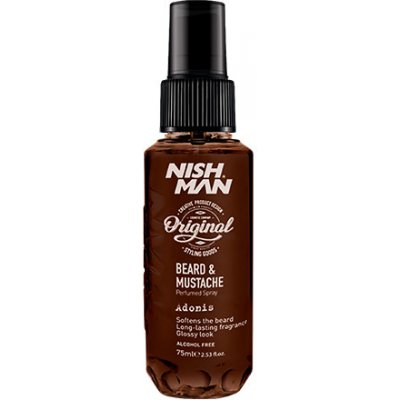 Nishman Adonis ultra l'ahky olej na bradu s parfemom Wood Spice 75 ml