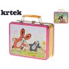 Plechový kufrík Krtko v ružovej farbe 1 kus