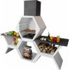 Moderný betónový gril tanatos krb + farba (Moderný betónový gril tanatos krb + farba)