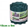 Okraj trávnika 9 m - 15 cm zelený