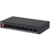 DAHUA PFS3010-8ET-96-V2, PoE switch 8x LAN, 2x GLAN, 96W