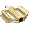 Platformové MTB pedále Shimano FLAT EF202 zlaté