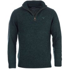 Barbour Essential Lambswool Half Zip Sweater Seaweed Mix