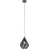 Luster Eglo Carlton 1 149997 E27 60 W čierny
