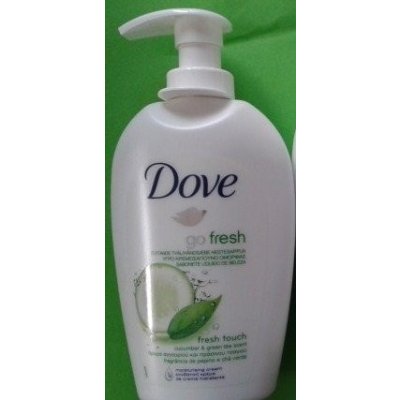 Dove Go Fresh Fresh Touch tekuté mýdlo Okurka & Zelený čaj pumpa 250 ml