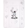Prebaľovacia podložka mäkká New Baby Zebra biela 70x50