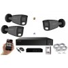 MS AI hybrid Light IP 3 kamerový set so switchom 5 Mpix Gtube (6144K3B) (Monitorrs Security)
