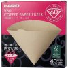 Hario Misarashi papierové filtre V60-02, nebielené, 40 ks
