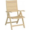 OBI Polohovateľná záhradná stolička Canston agátové drevo 82-106 x 60 x 75-101cm