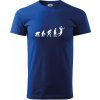 Evolúcia volejbal smeč - Klasické pánske tričko vyššej gramáže - 2XL ( Kráľovská modrá )