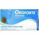 Voľne predajný liek Oroforte menthol pas.ord.20