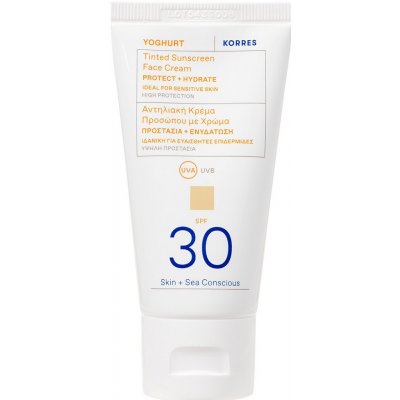 Korres, Jogurtový tónovací krém na tvár SPF30 Nude 50 ml