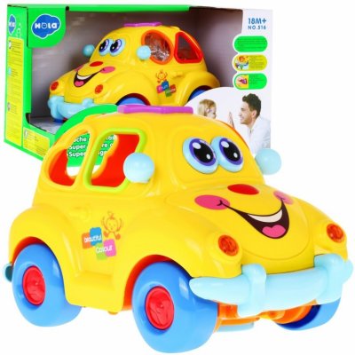 Huile Toys multifunkčná vkladačka autíčko so svetlom a zvukom Fruit Car