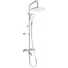 MEXEN/S - KX17 vaňový stĺp s termostatickou batériou, chróm / biela 779001791-02