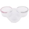 Bo Jungle Sklenené misky s viečkami B-Glass Bowls 280ml 3ks