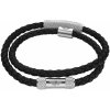 Police Dvojitý kožený náramok Urban Rebel PEAGB0001119/20 36 cm