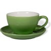 Biebri šálka s podšálkou, 300ml, set 4 ks, zelená