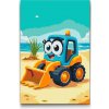 Vymalujsisam.sk Maľovanie podľa čísiel - Mini bagor pre deti Veľkosť: 40x60cm, Rám: Na kartónovej doske