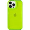 AppleKing transparentný odolný Armor kryt pre iPhone 14 Pro Max - neónovo zelený - možnosť vrátiť tovar ZADARMO do 30tich dní