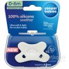 Canpol babies 100% Silicone Soother Symmetrical cumlík white 1 ks