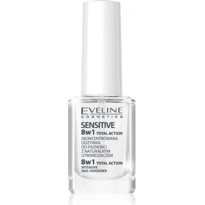Eveline Cosmetics Total Action spevňujúci lak na nechty 8 v 1 12 ml