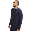 Pánska športová mikina cez hlavu Under Armour ICON FLEECE CREW TAPING modrá 1389357-410 - XXL