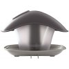 Prosperplast Sivé kŕmidlo pre vtákov plastové BIRDYFEED SQUARE 24,8 cm