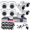 8CH 5MPx AHD kamerový set CCTV EONBOOM 4+4 - DVR s LAN a 4+4 vonkajšie bullet/dome kamery