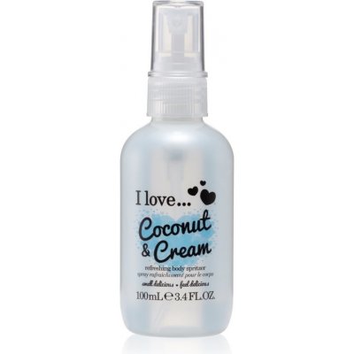 I love... Coconut & Cream osviežujúci telový sprej 100 ml