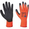 Portwest A140 Thermal Grip Zateplené pracovné rukavice 12 párov oranžová/čierna 11/XXL