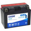 Akumulator EXIDE YTZ14-BS/ETZ14-BS 12V 11,2Ah 205A, ETZ14-BS