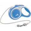 Vodítko FLEXI New Comfort lanko XS - 3 m Barva: Modrá