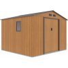 Letoss Záhradný domček HUDSON 277x255x202cm, dub/sivý