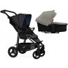 TFK Mono4 2v1 Premium Black Combi carrycot + Seat unit Nafukovacie kolesá Hlboká vanička Sand