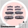 ZIMMERMANN Sada brzdovych platniciek kotucovej brzdy 24653.175.1