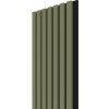 WALL CONCEPT akustický panel Oliva, čierny filc + MDF, 2750x285x21 mm, 0,78 m2