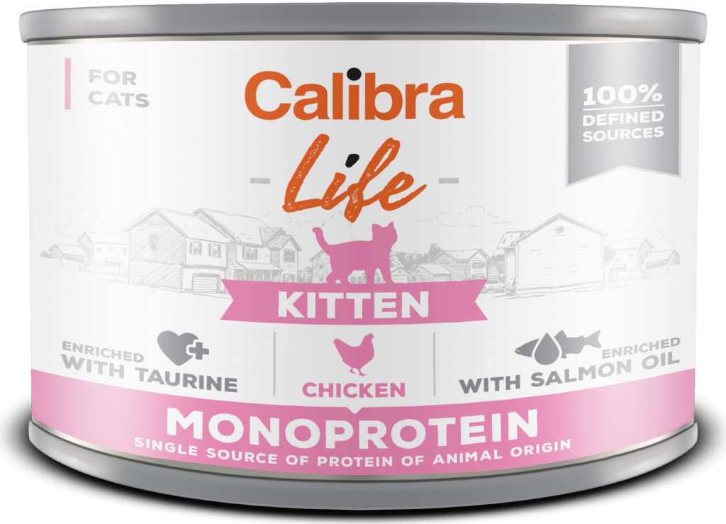 Calibra Cat Life Kitten Chicken 200 g