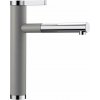 Blanco Linee S Drezová batéria s výsuvnou koncovkou, aluminium/chróm 518439